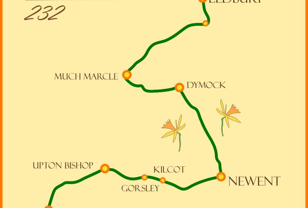 NEWS | Daffodil Line Bus Service linking Ross-on-Wye with Upton Bishop, Gorsley, Newent, Dymock, Much Marcle and Ledbury to start from Sunday!