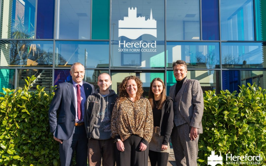 PRESS RELEASE | Hereford Sixth Form College delighted to maintain outstanding status meaning that the college remains one of the leading further education providers in Herefordshire and the surrounding counties