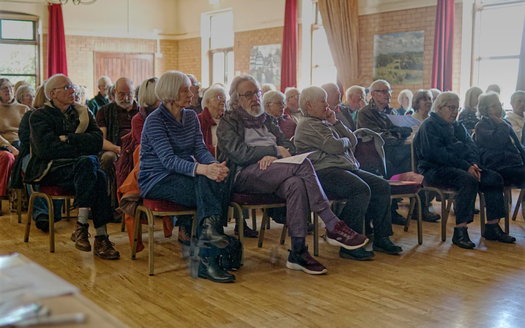 COMMUNITY | Launch of Weobley’s Big Dig community archaeological project takes place in front of a full house