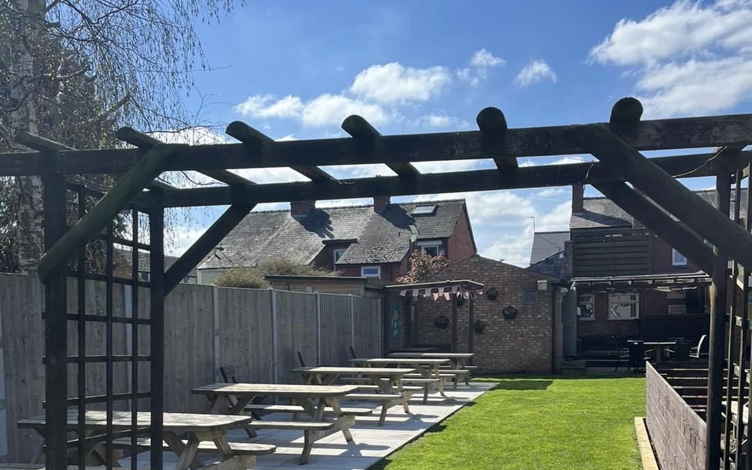 NEWS | Hereford pub shows off its beer garden to customers ahead of what is hopefully a sunny summer!