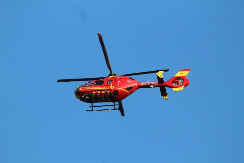 NEWS | Air ambulance called to a collision involving a lorry and a car in Herefordshire 