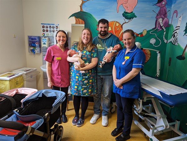 NEWS | A baby brother and sister are the first babies to receive treatment at Wye Valley NHS Trust’s new tongue tie clinic at Hereford County Hospital, which opened this month