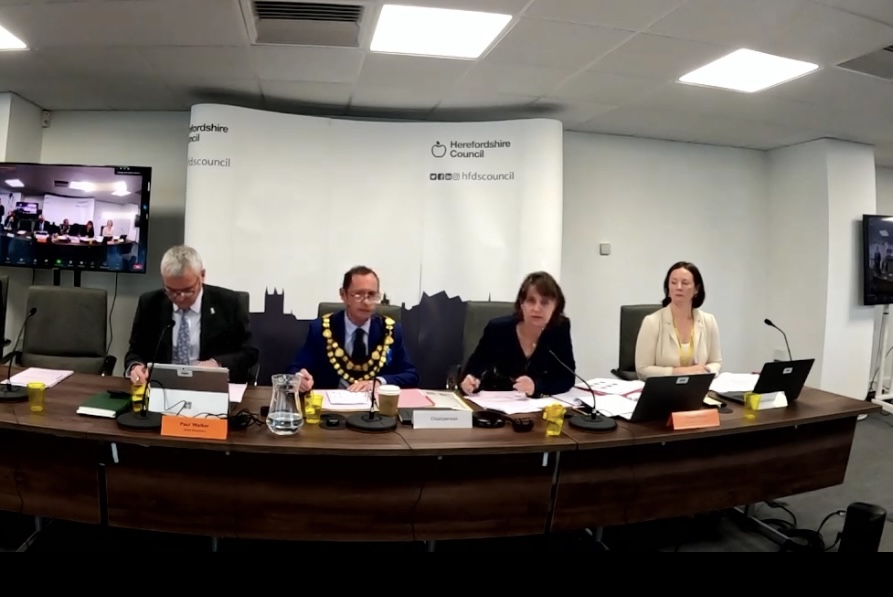 NEWS | Herefordshire Council’s leader, Chairperson and Vice-Chairperson elected and committee chairpersons appointed