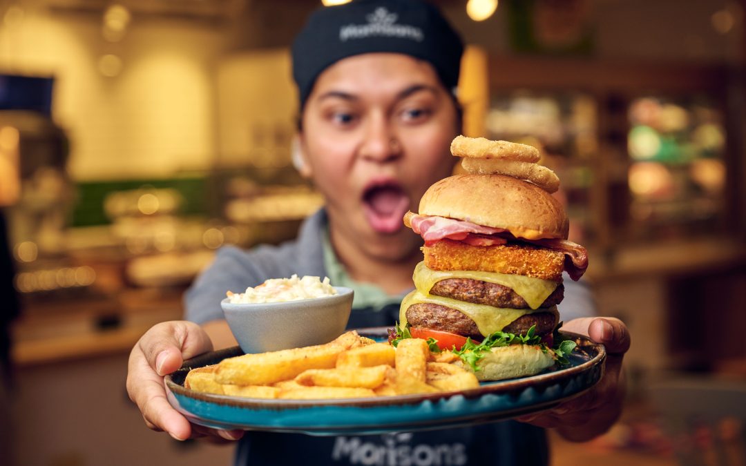 Daddy of all burgers: Morrisons launches giant burger in cafés for Father’s week