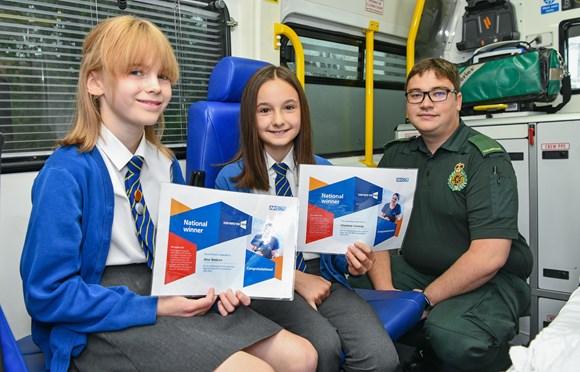 NEWS | Two ten-year-old friends are celebrating after being named national winners in a prestigious annual contest which promotes the NHS