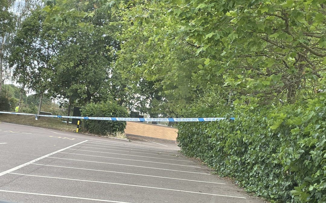 BREAKING – PLEASE SHARE | Police cordon off Co-op car park and surrounding areas in Bobblestock in Hereford following incident overnight 