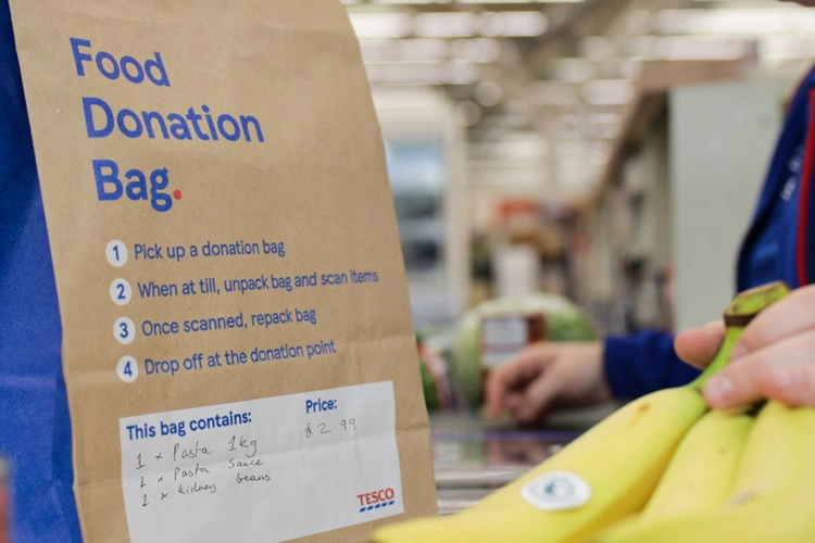 NEWS | Small donation bags pre-filled with items most needed by food banks are to go on sale in 300 Tesco stores this summer