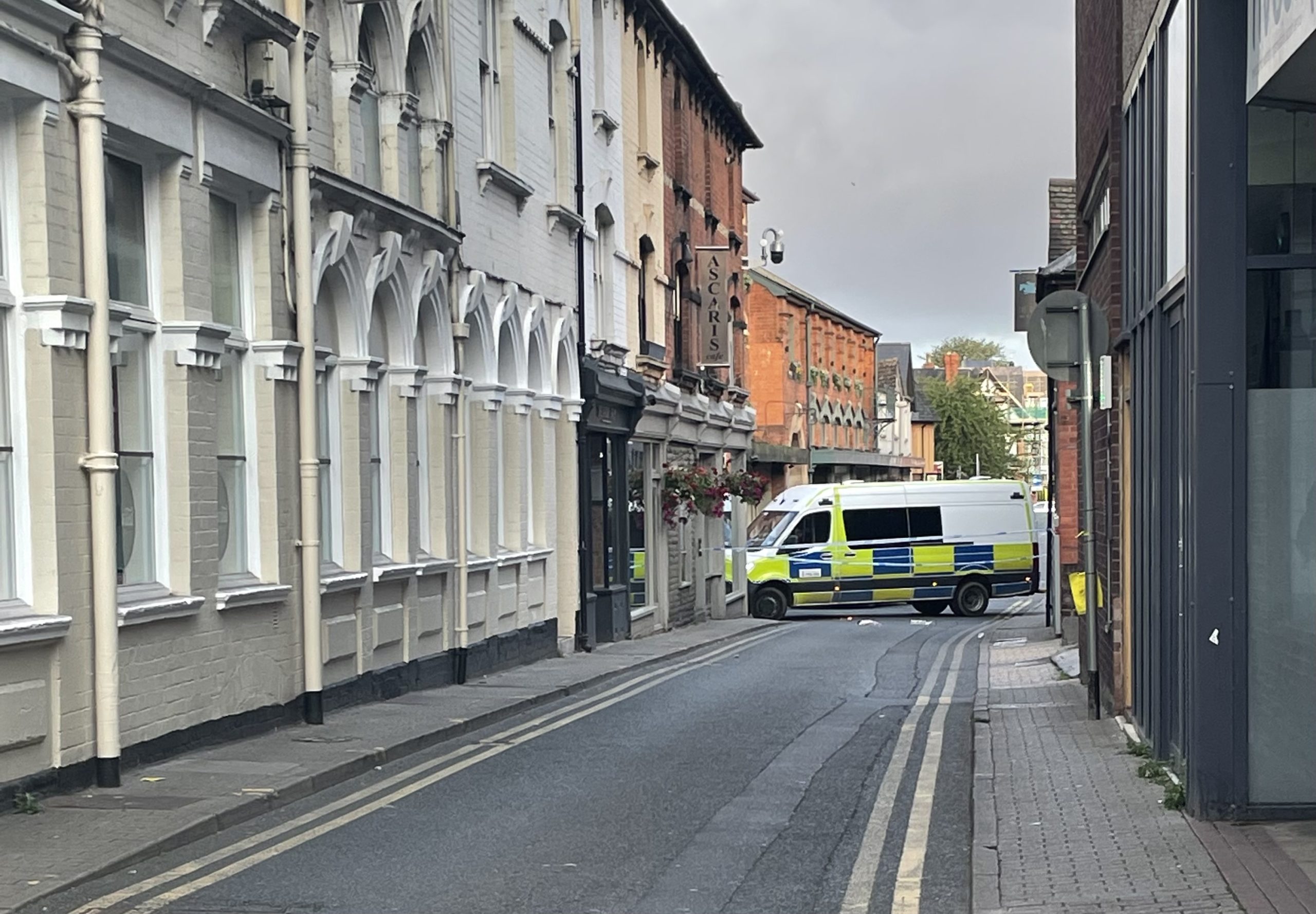 BREAKING | City centre street cordoned off by Police following incident overnight in Hereford 