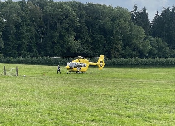 NEWS | West Midlands Ambulance Service provide an update on why the air ambulance landed in the Belmont area of Hereford on Thursday evening 