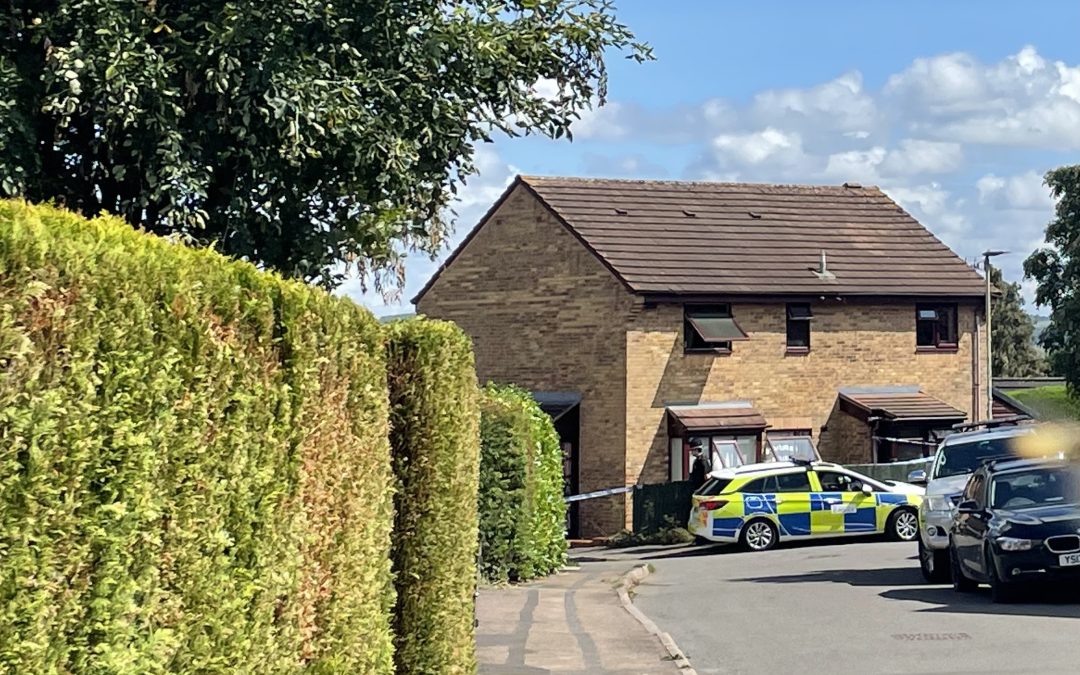 BREAKING | Police cordon in place at a property in Hereford this afternoon following incident 
