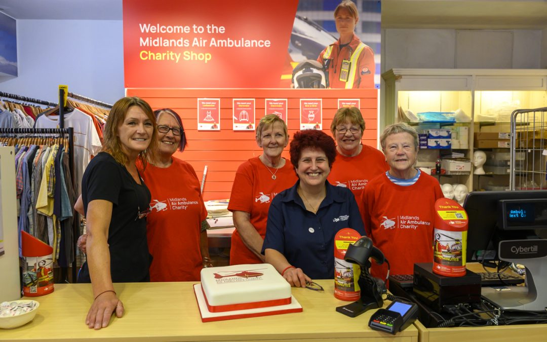 NEWS | Midlands Air Ambulance Charity has been blown away by the generous support of the public since opening the doors to its first charity shop in Hereford last month