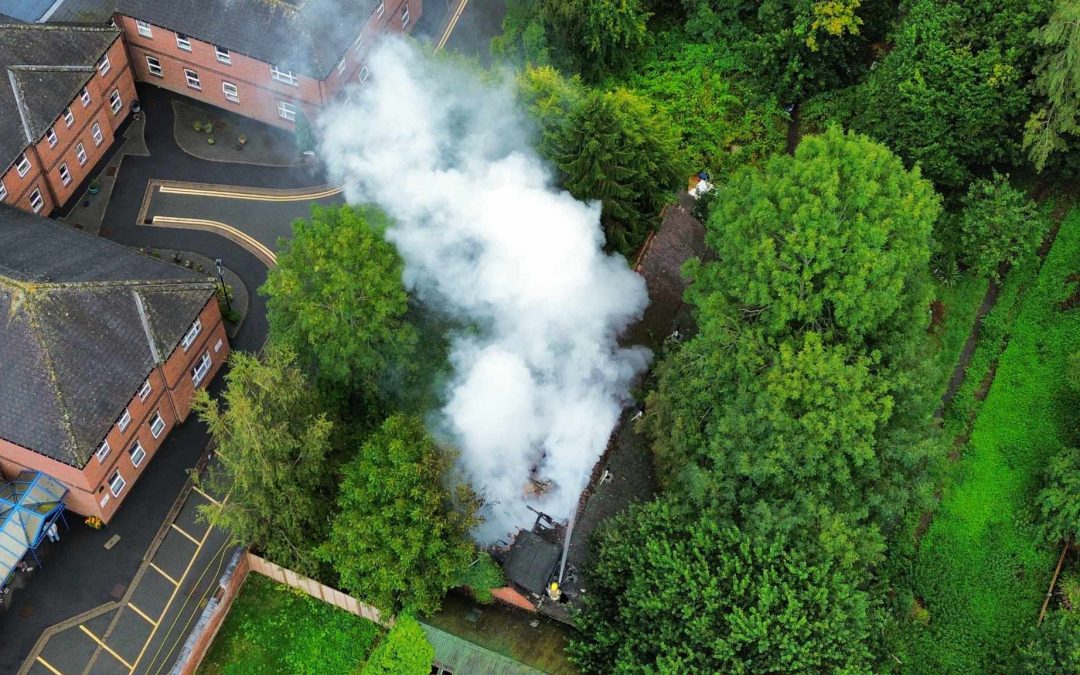 NEWS | Fire crews report that four children reported at the scene of a fire in Leominster on Monday are all safe and well 