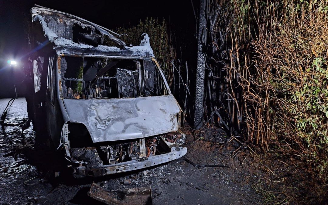 NEWS | Fire crews were called to a horse box fire near Leominster on Monday night 
