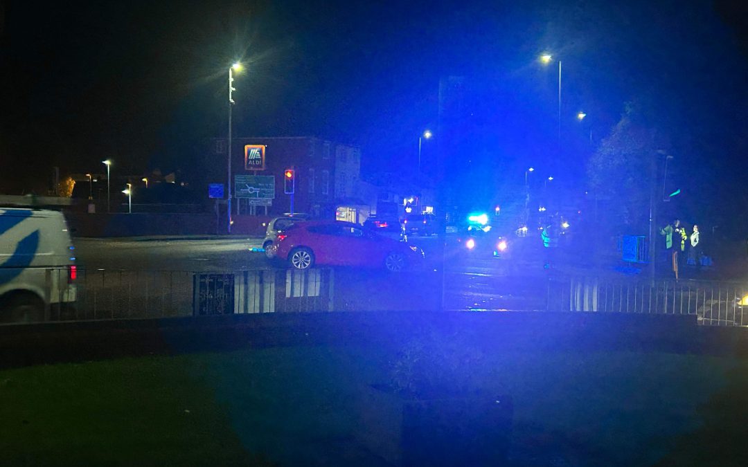 NEWS | A busy route in Hereford is partially blocked by a collision this evening 