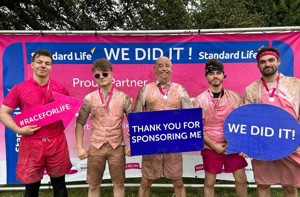NEWS | Hereford care home kitchen team don pink for run and raise almost £500 for cancer research