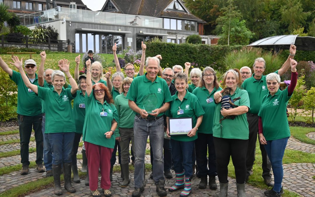 NEWS | A team of volunteers has been recognised for its work growing the garden at Herefordshire charity St Michael’s Hospice
