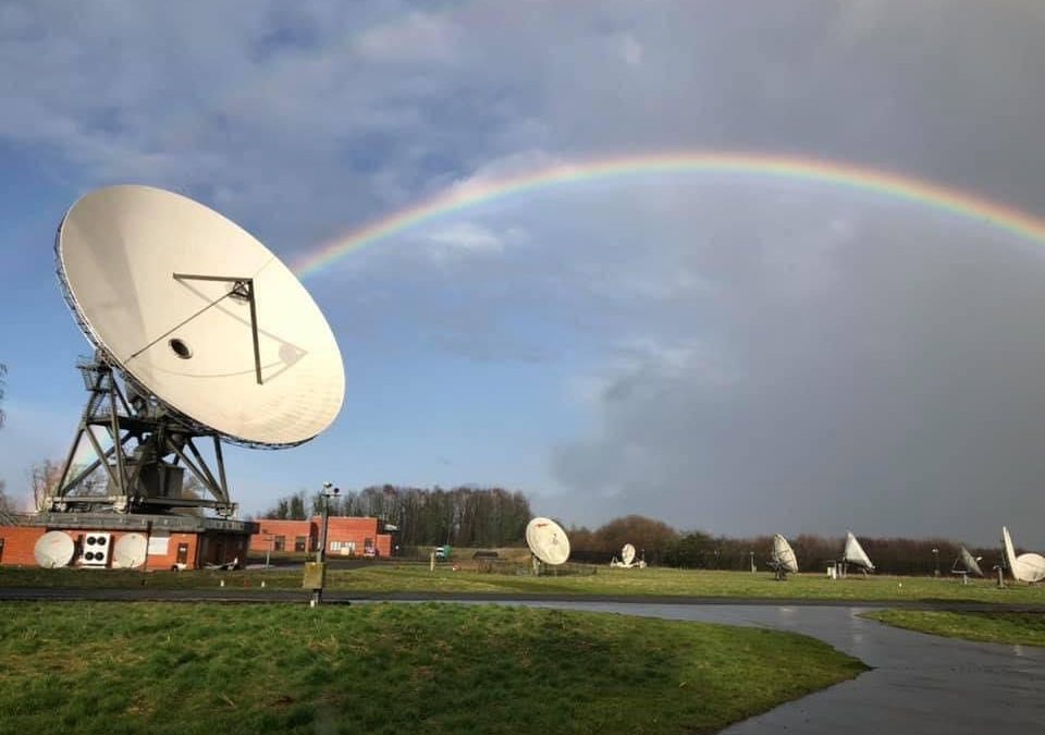 FEATURED | Madley Satellite Station to join other landmarks across the country in lighting up pink, purple and teal for Breast Cancer Awareness