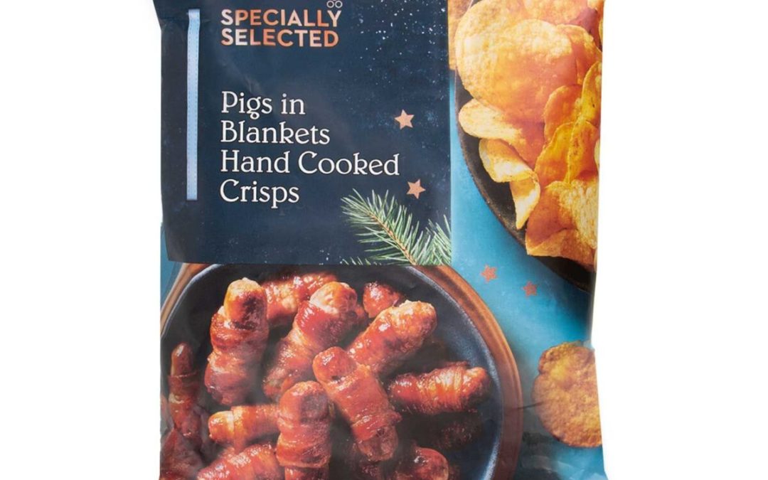 FESTIVE | Aldi selling unique flavoured Festive crisps including Sweet & Spiced Christmas Pudding, Pigs in Blankets and Festive Turkey