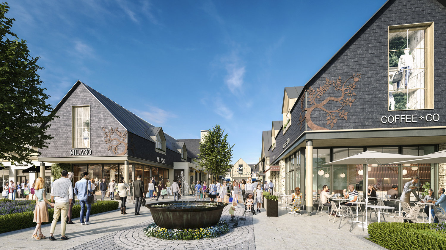 NEWS | A huge designer outlet is set to open just miles from Hereford, Ledbury and Ross-on-Wye this summer with construction work well underway