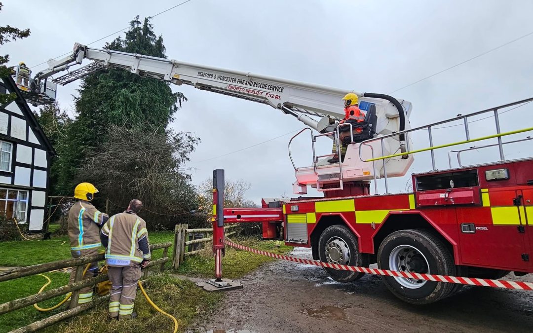 NEWS | Hereford & Worcester Fire and Rescue crews from across Herefordshire called to a fire at a property 