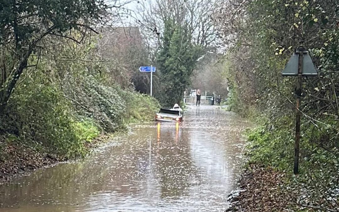 BREAKING | A woman has been rescued from floodwater in Hereford this morning 
