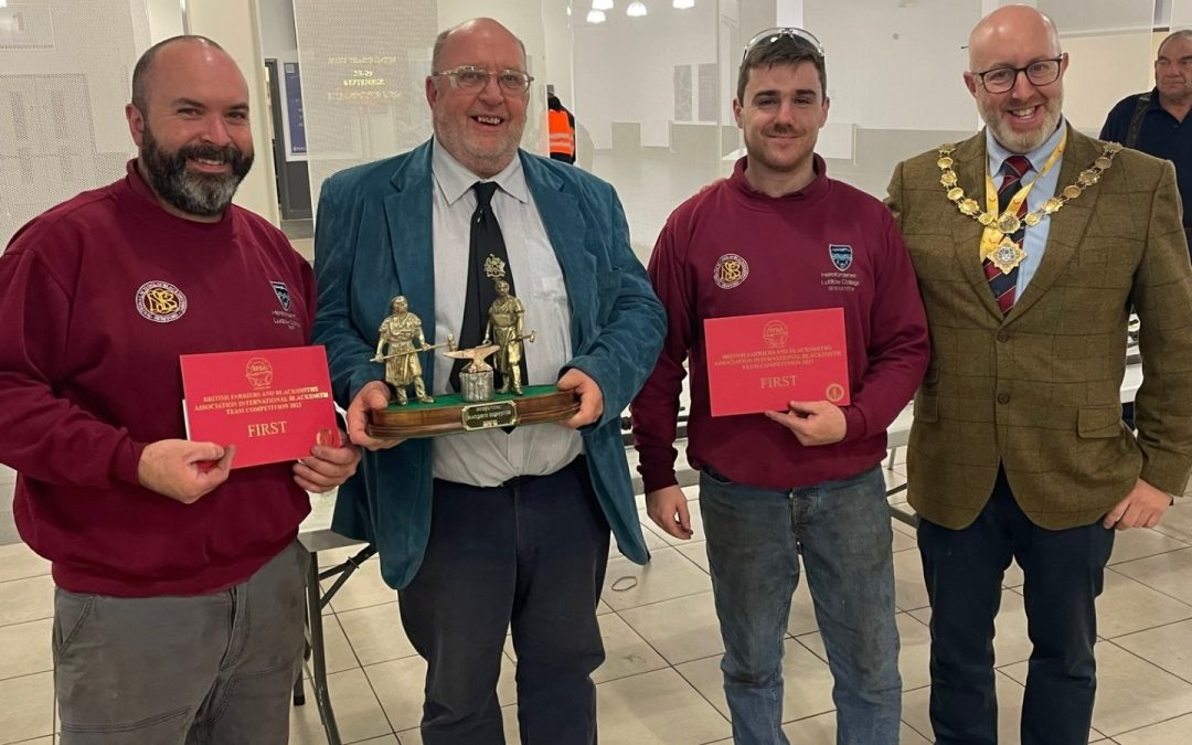 FEATURED | Holme Lacy College Blacksmithing students win prestigious awards and staff are crowned ‘International Champions 2023’