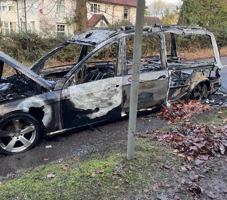 NEWS | Fire crews were called after a hearse caught fire when carrying a coffin to a funeral 