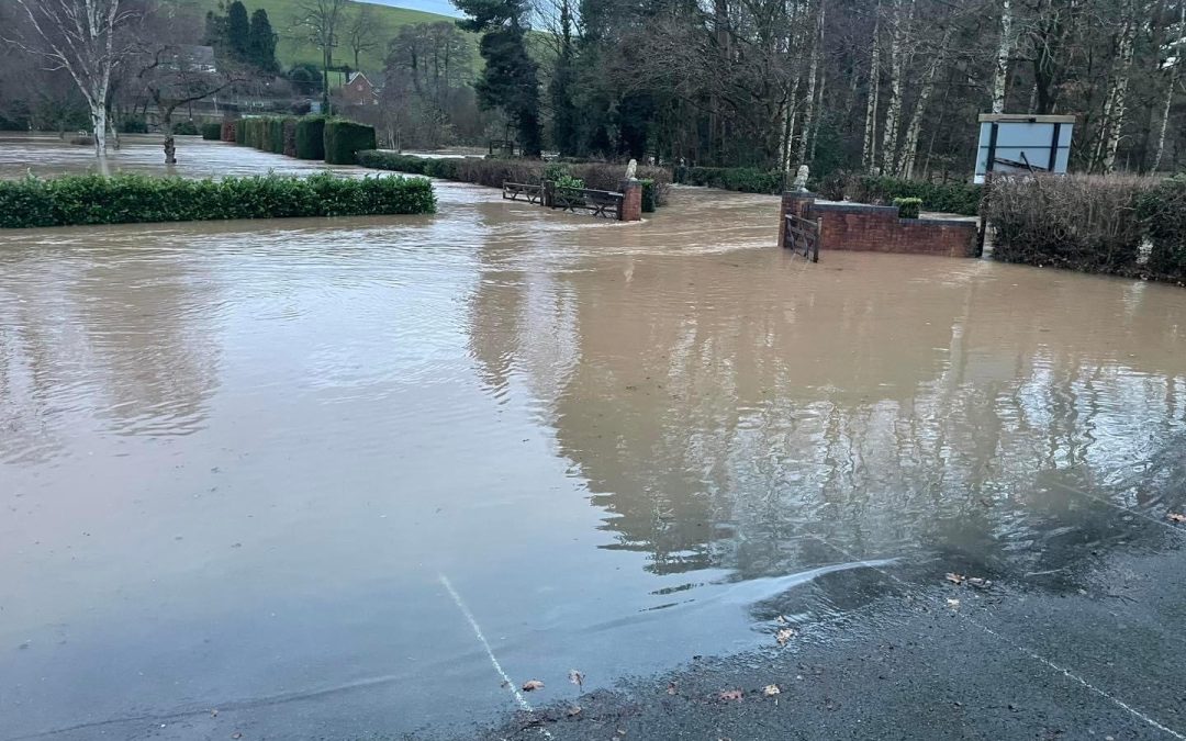 NEWS | A Herefordshire Golf Club suffers significant flooding as river levels in parts of the county reach record levels 