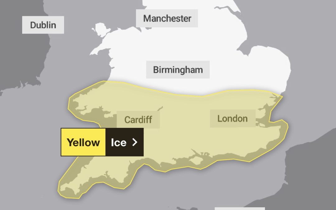 WEATHER WARNING | Snow flurries and plummeting temperatures could lead to icy surfaces in Herefordshire later today and overnight warns the Met Office 