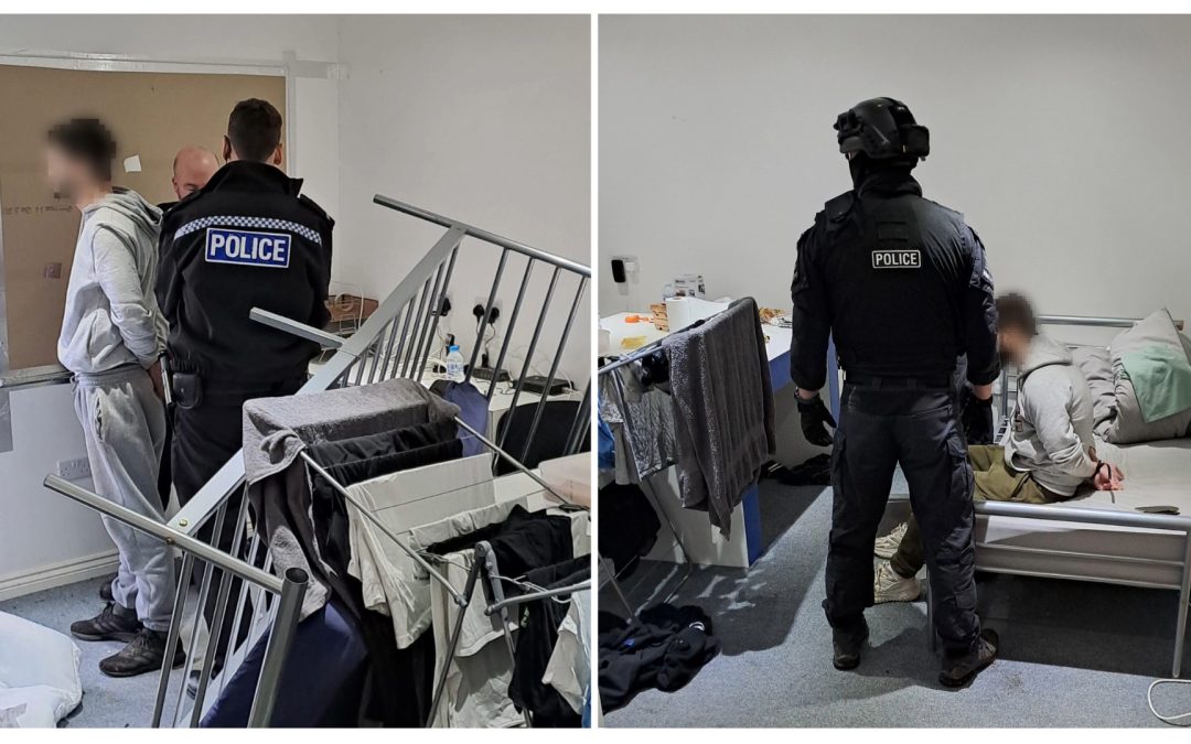 NEWS | Two men arrested after police discover cannabis farm with an estimated street value of £410,000