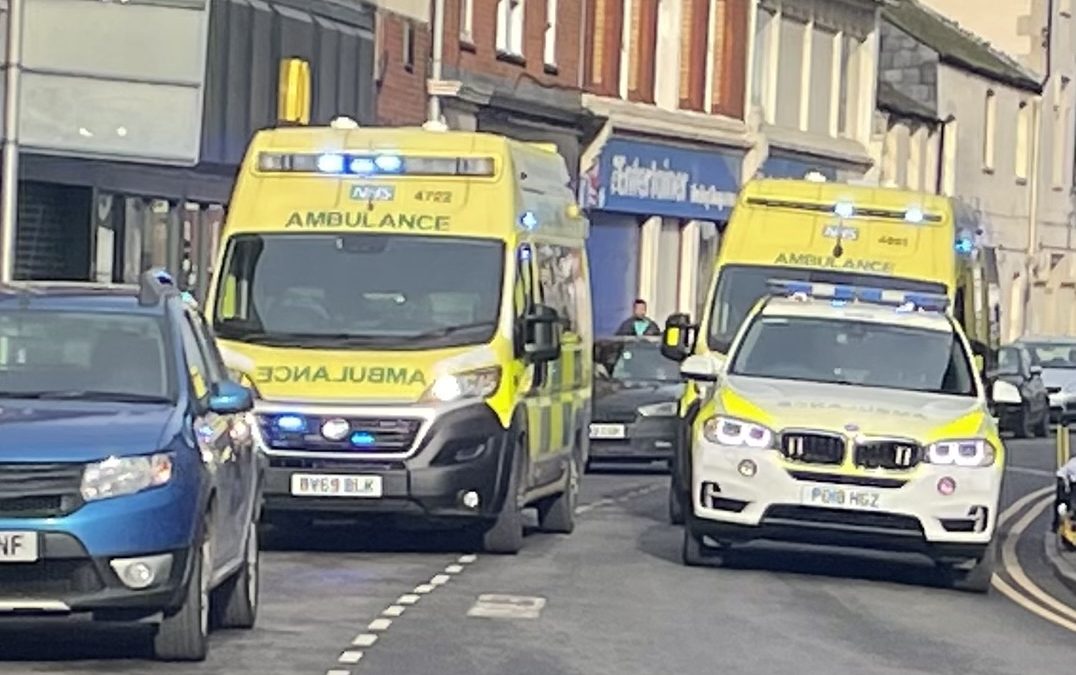NEWS | Paramedics called to a medical emergency on Union Street in Hereford this afternoon