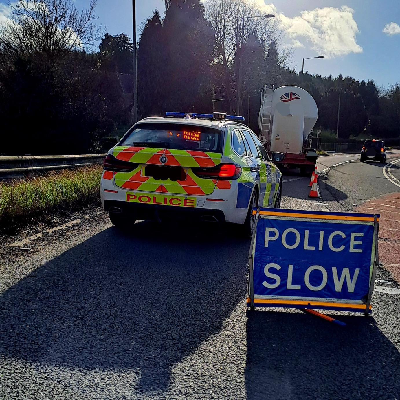 NEWS Motorists told to avoid the A49 near Dinmore Hill in