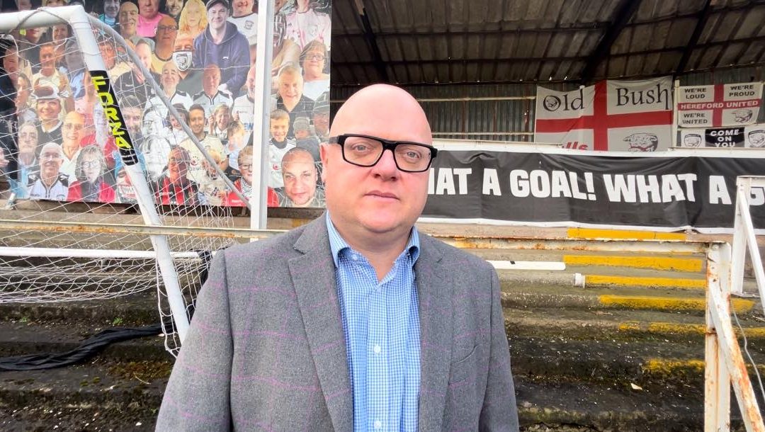 NEWS | Hereford FC Chairman Chris Ammonds speaks about the Blackfriars Terrace re-development