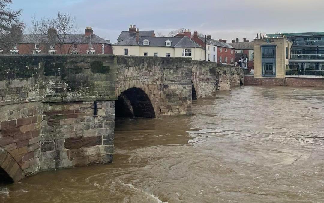 NEWS | A number of flood alerts are in place in Herefordshire following heavy rain overnight 