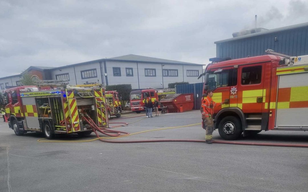 NEWS | Emergency services responding to an  incident on a business park in Herefordshire 