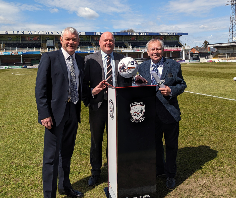 NEWS | Bulls Chairman Ammonds celebrates ‘huge moment’ for Hereford FC as club agrees lease to remain at Edgar Street until 2070