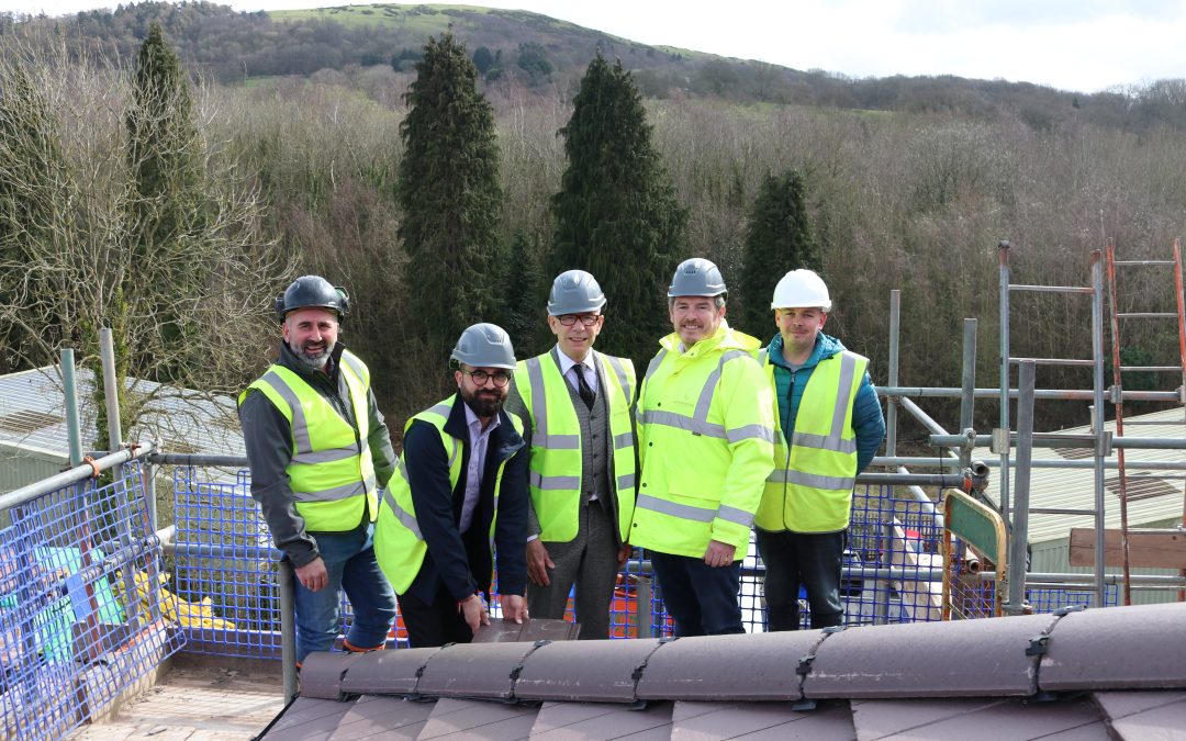 NEWS | Topping-out ceremony takes place at a new care home in the picturesque Herefordshire countryside
