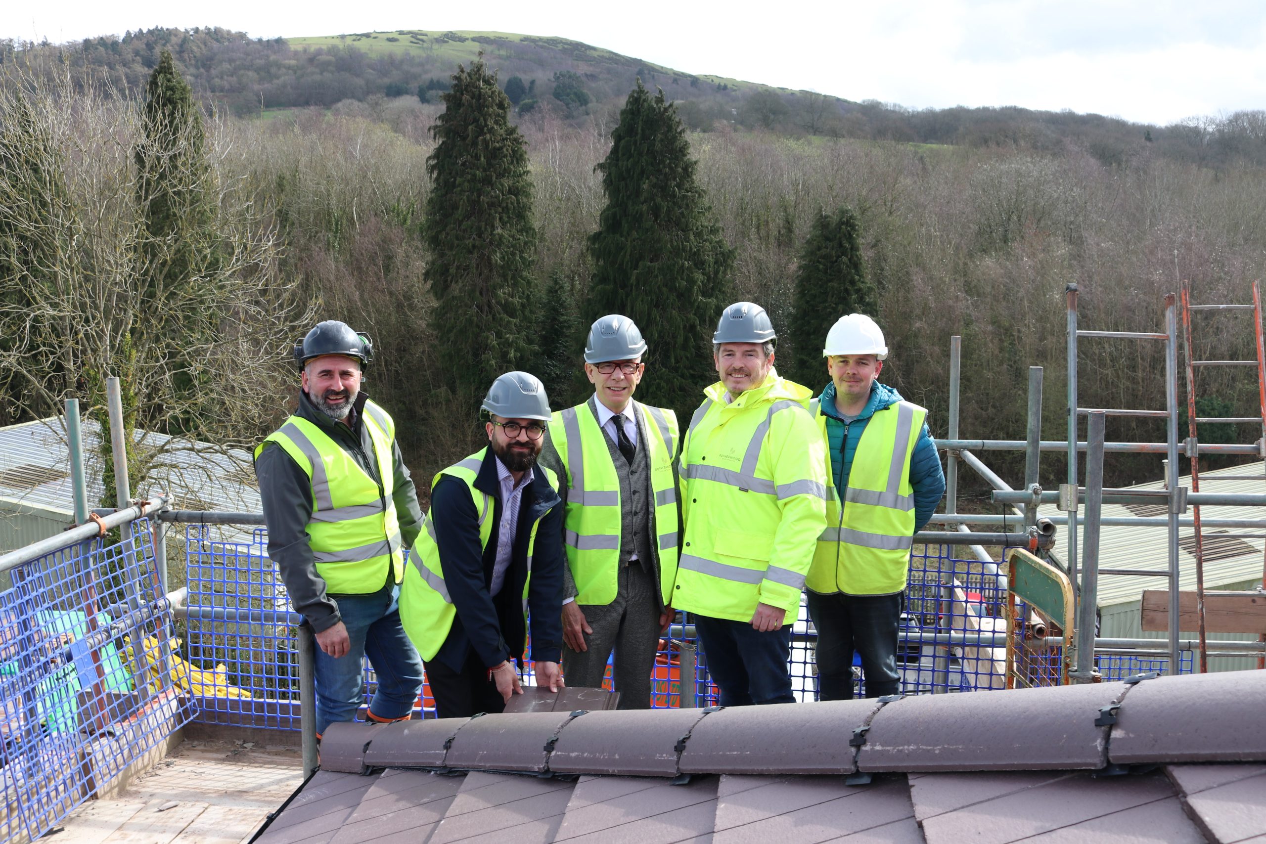 NEWS | Topping-out ceremony takes place at a new care home in the picturesque Herefordshire countryside