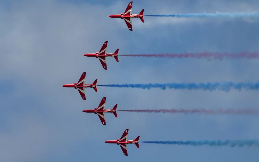 FEATURED | The Red Arrows will pass over very close to Hereford this evening  
