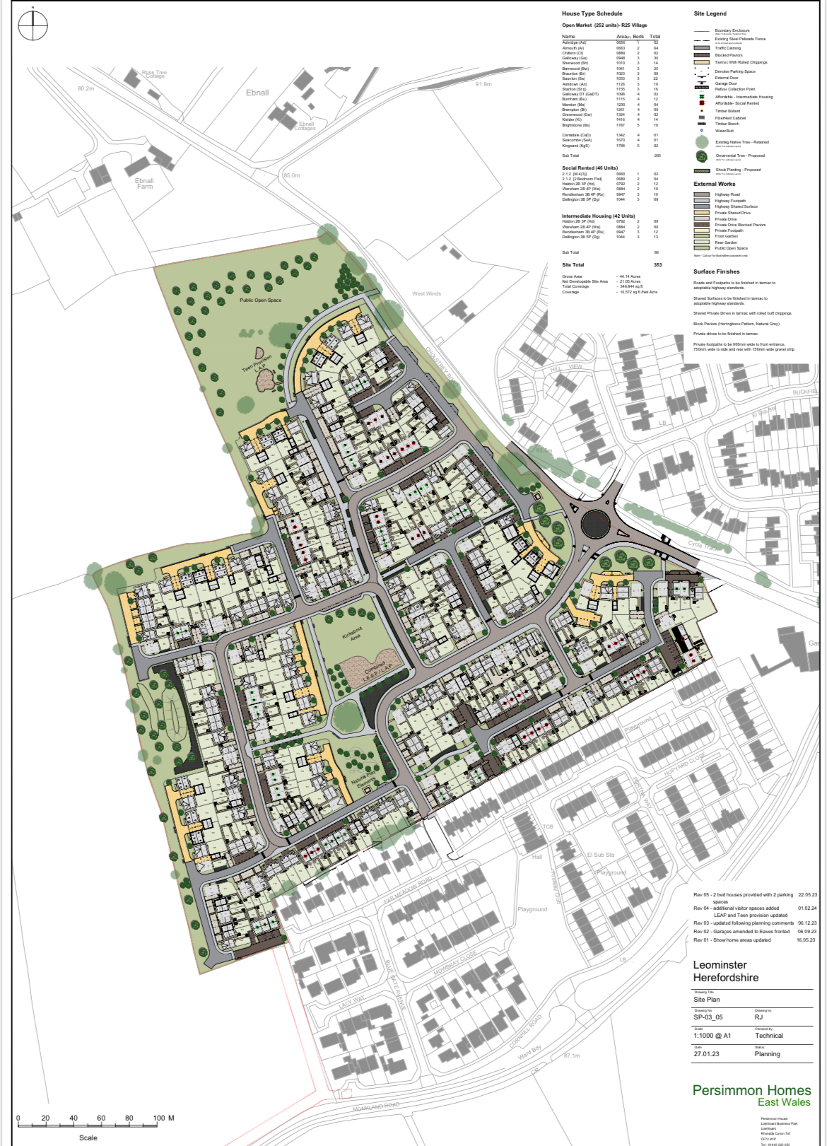NEWS | Herefordshire Council officers approve plans for 353 new homes to be built by Persimmon Homes in Leominster