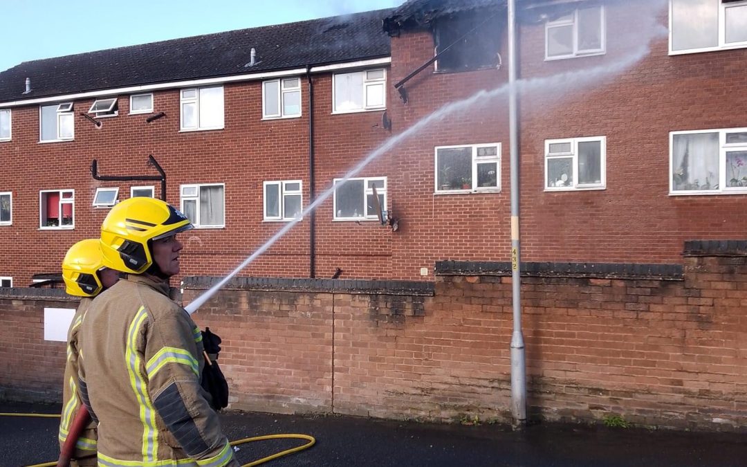 NEWS | Fire crews responding to a major fire at a residential property in Herefordshire this morning 