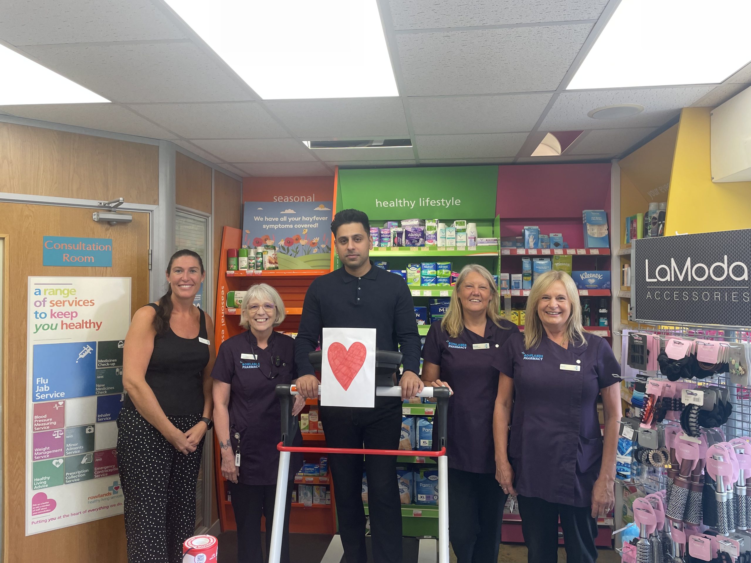 COMMUNITY | Staff at Rowlands Pharmacy in Hereford are walking / running 218 miles from Hereford to Cornwall, to raise money for charity