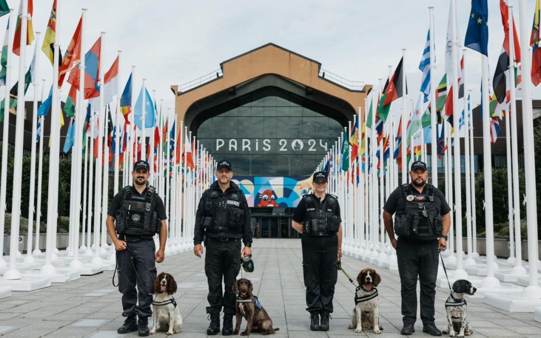 UK NEWS | Police dogs from the UK have been deployed to Paris to assist with security arrangements at the Olympic Games