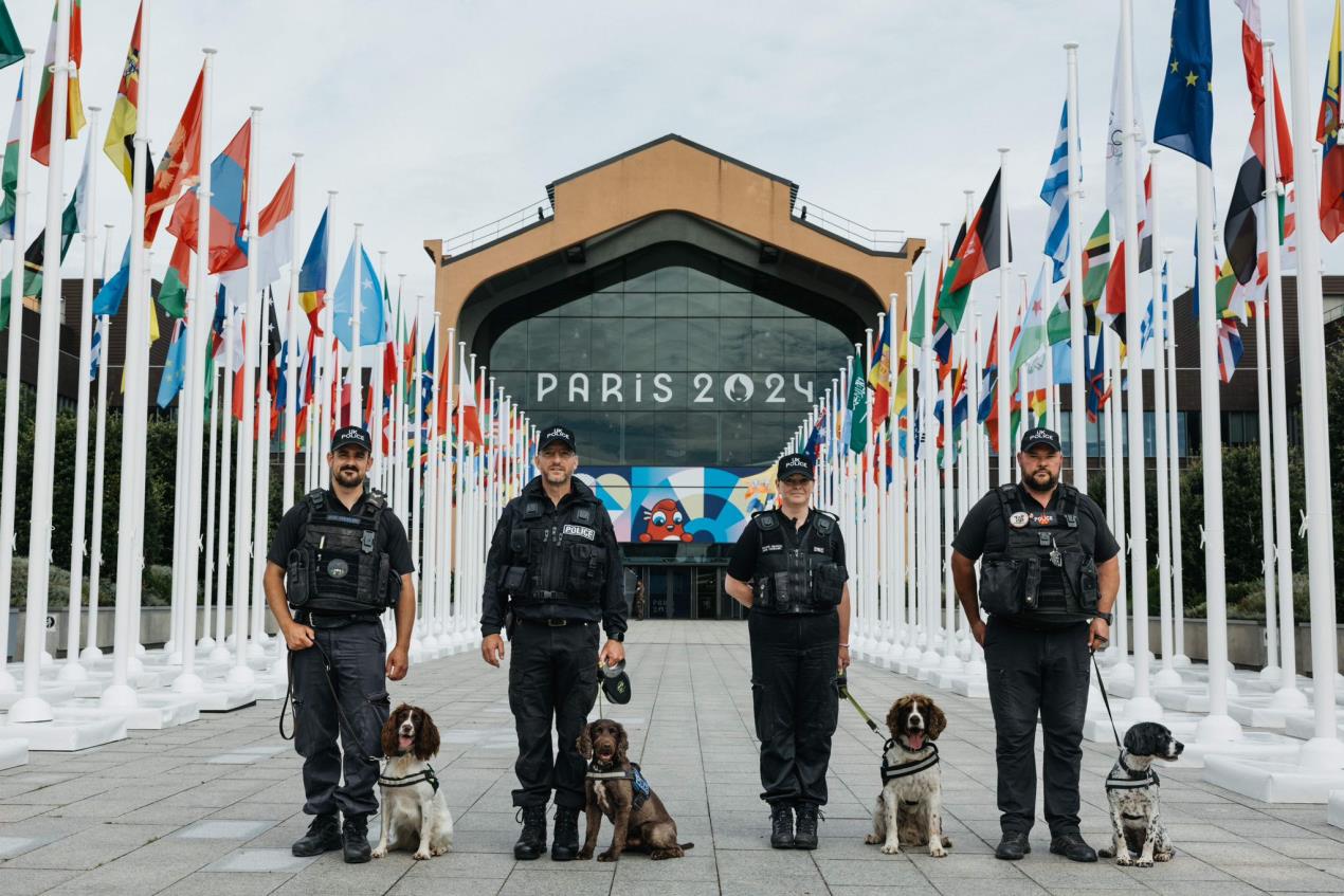 UK NEWS | Police dogs from the UK have been deployed to Paris to assist with security arrangements at the Olympic Games