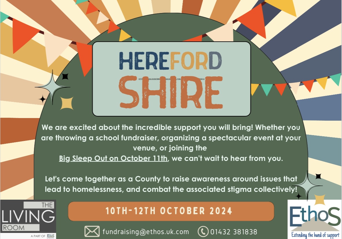 COMMUNITY | HereFORDshire Festival is 3 days of events starting on World Homeless Day 10th October and is being put on to fundraise and to increase awareness around homelessness