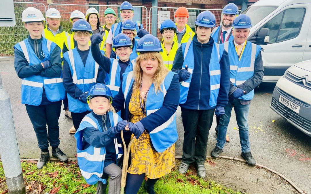 NEWS | A special turf-cutting ceremony marked that construction work is well underway at The Brookfield School on Grandstand Road in Hereford