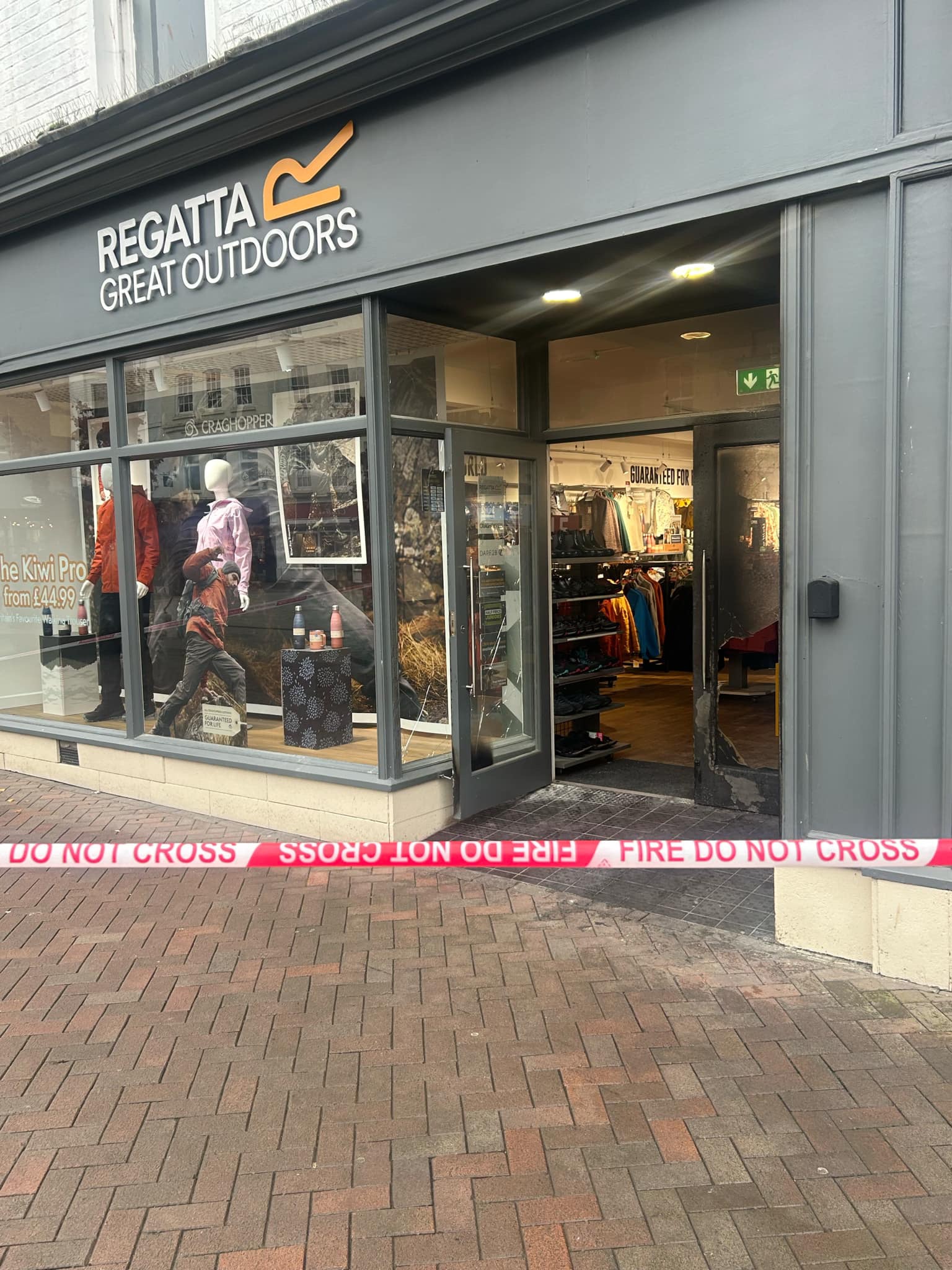 NEWS | An arrest has been made after a report of a fire at a shop in Hereford in the early hours of this morning 