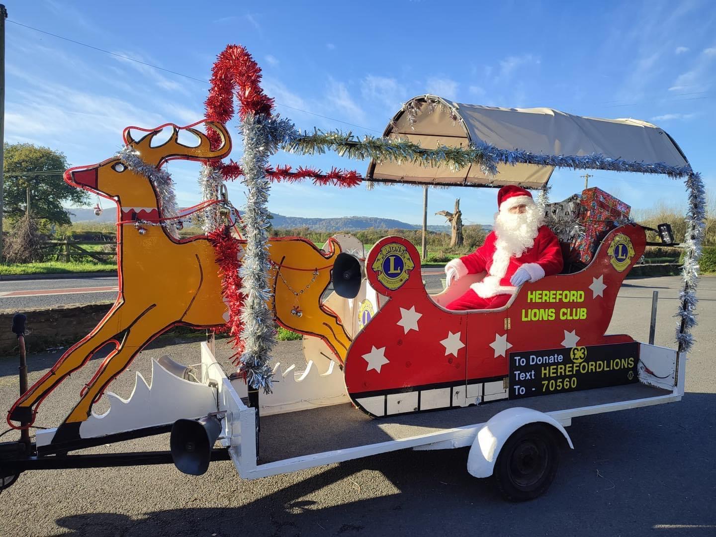 SANTA ROUTE | The Hereford Lions Club Santa Sleigh Routes have been confirmed