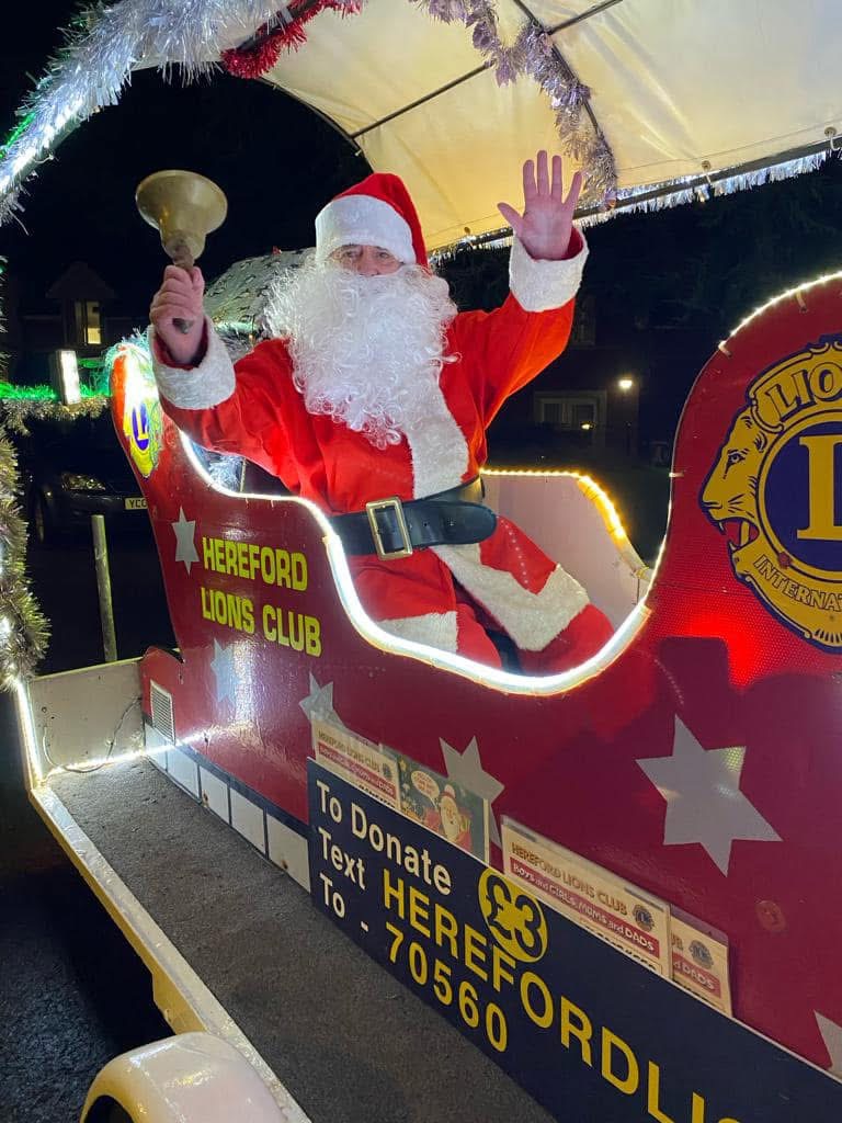 SANTA ROUTE | The Hereford Lions Club Santa Sleigh Routes have been confirmed with visits to several villages as well as Newton Farm, Tupsley, Whitecross, Holmer and Belmont areas of Hereford