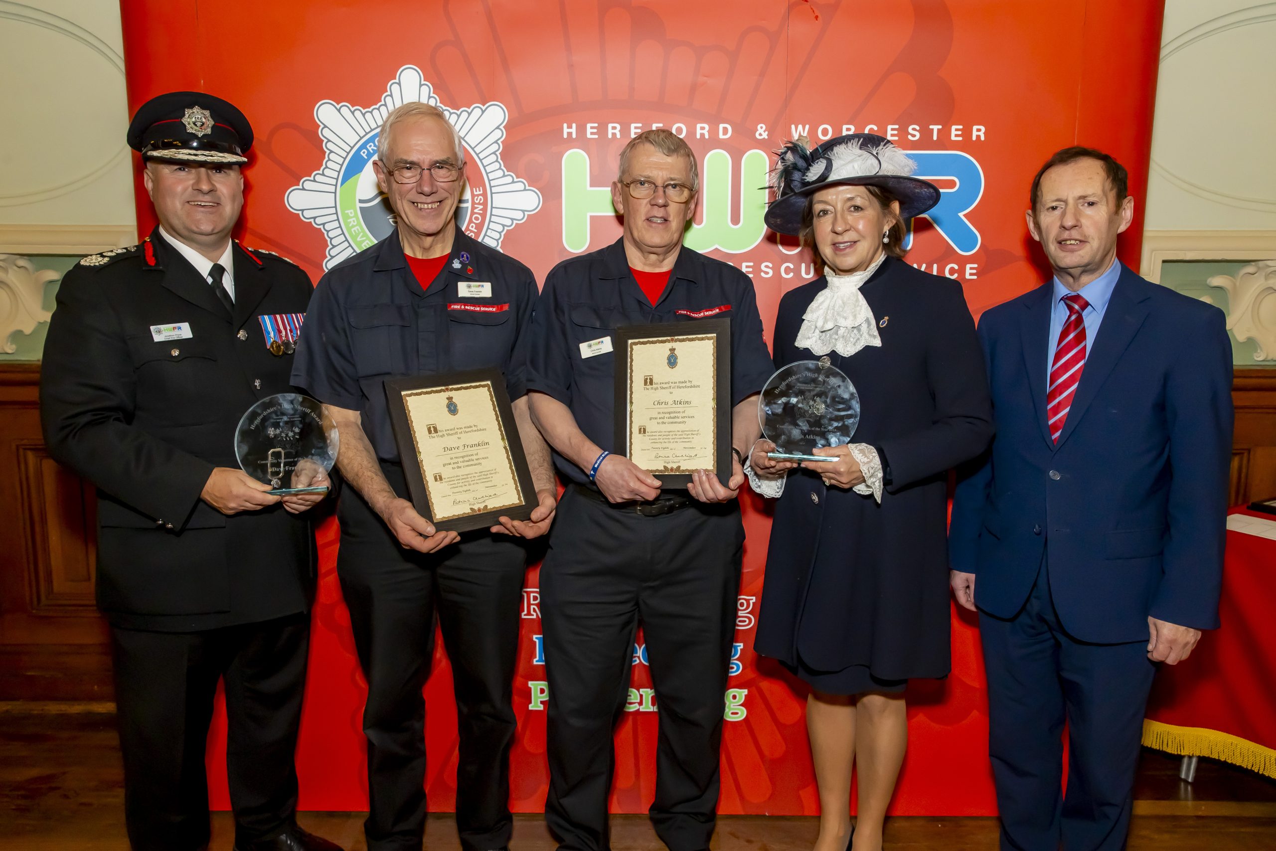 NEWS | Fire Service staff recognised for their exceptional work at Herefordshire Medals & Awards Ceremony